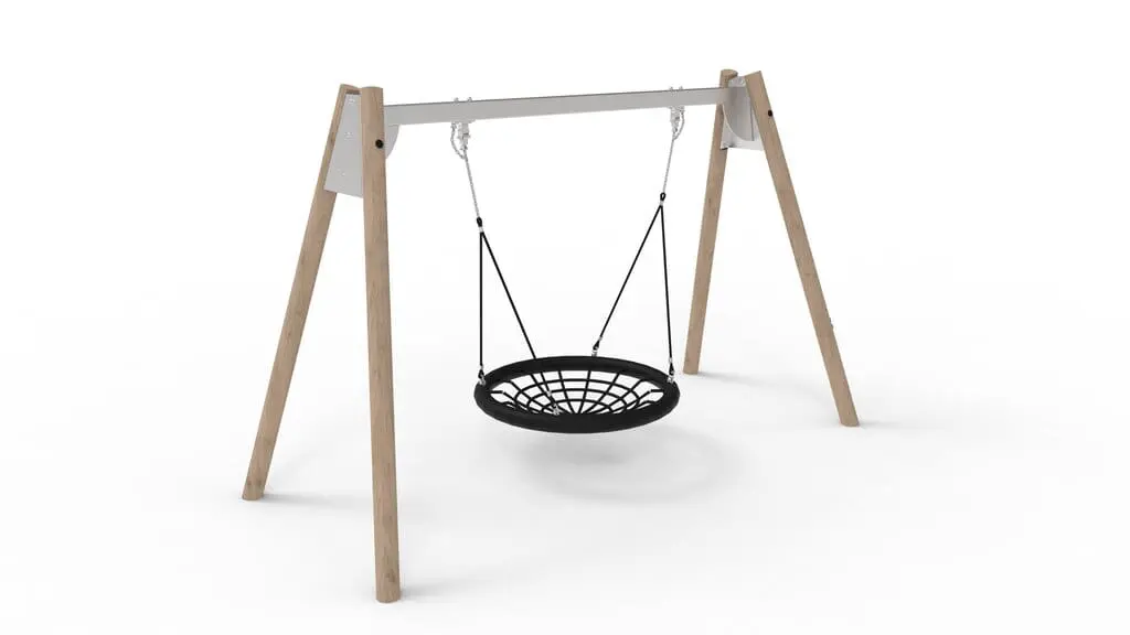 Robinia/stålhuske med fuglerede