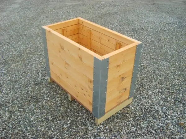 Plantekasse i resirkulert plast h:48cm - Bilde 7