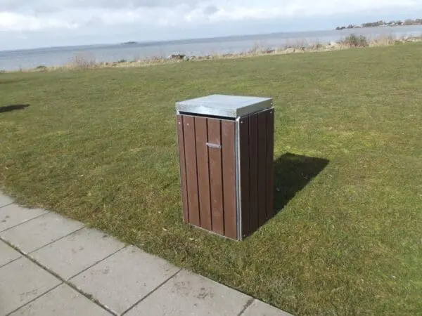 Plantekasse i resirkulert plast h:48cm - Bilde 3