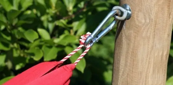 Skipshengekøye bomull l-290 cm rød. - Bilde 4