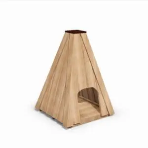 Tipi 4-sidig 1,2x1,2; h: 1,8 kvadrat