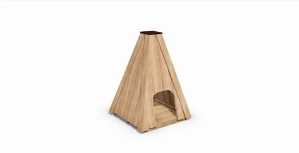 Tipi 4-sidig 1,2x1,2; h: 1,8 kvadrat