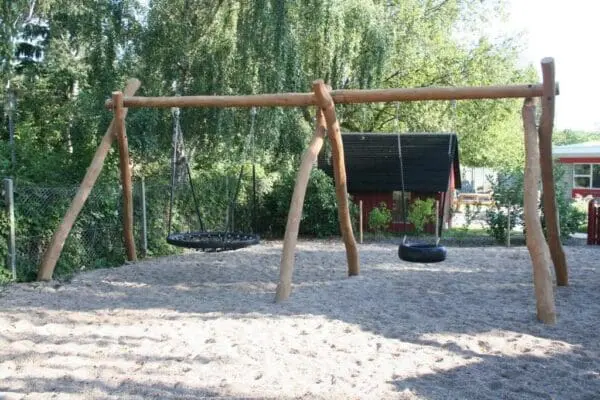 Dobbelt huskesett med 1 fuglerede kurv 2 dekkhusker - Bilde 6