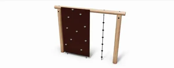Galge med klatrebrett
