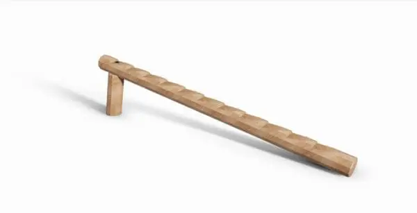 Skråstilt balansebjelke m/trinn