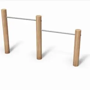 Robinia kullbøtteholder med 2 rom