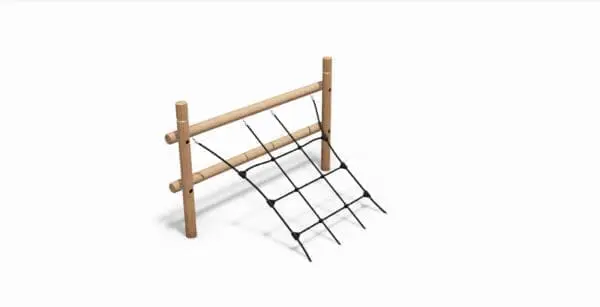 Skrå nettingtrapp