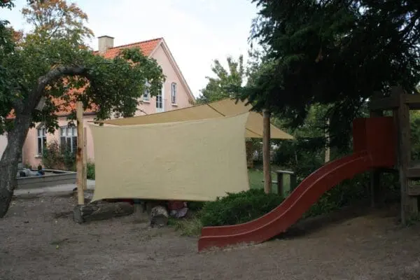 Hdpe markise 1,5x4,2 m kamel m.brakett