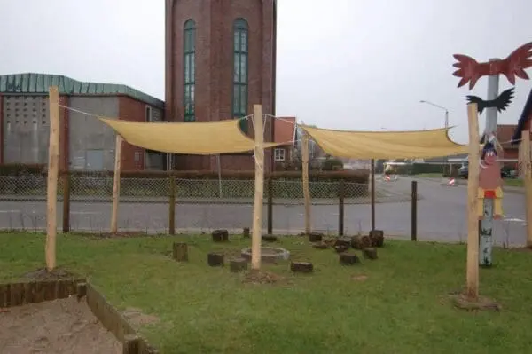 Hdpe firkantet slynge 3x4 m - kamel m. brakett - Bilde 2