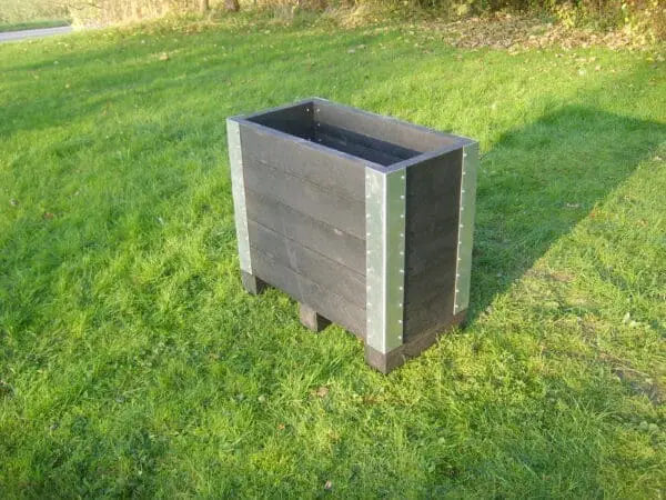 Plantekasse i resirkulert plast h:48cm - Bilde 2