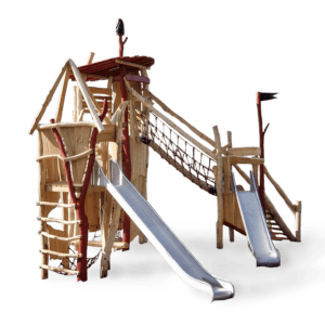 Klatresystem for slottstårn