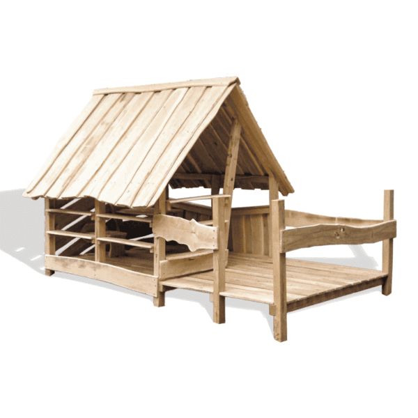 Lekestue med terrasse