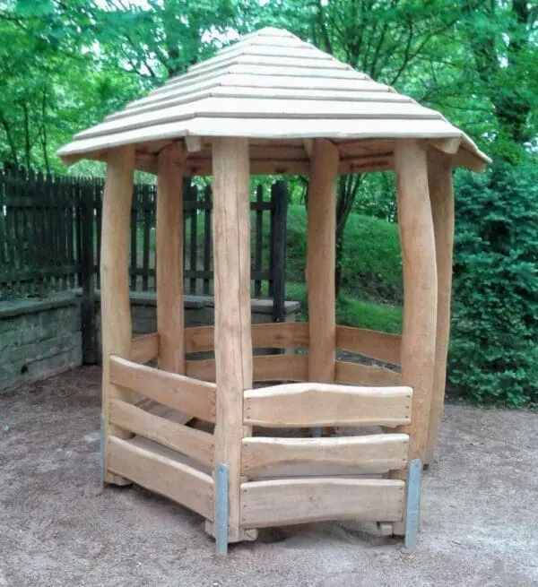 sekskantet paviljong - Bilde 2