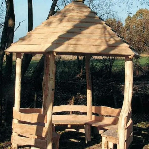 sekskantet paviljong - Bilde 3