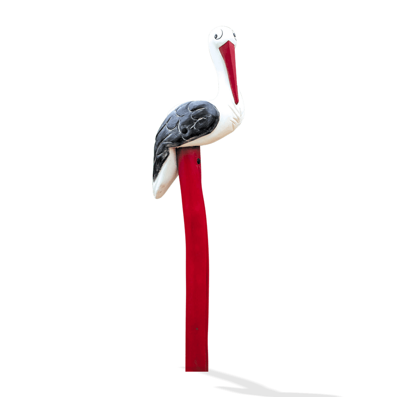 overrasket stork
