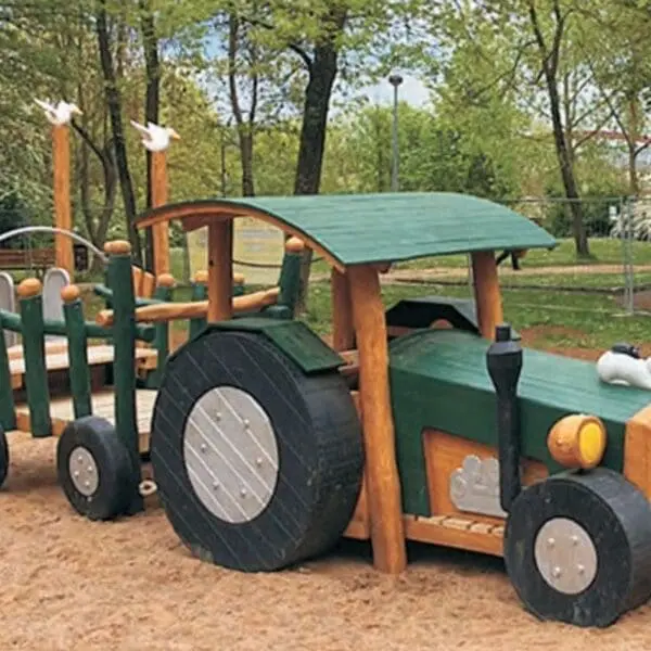 Traktor med tilhenger - Bilde 3