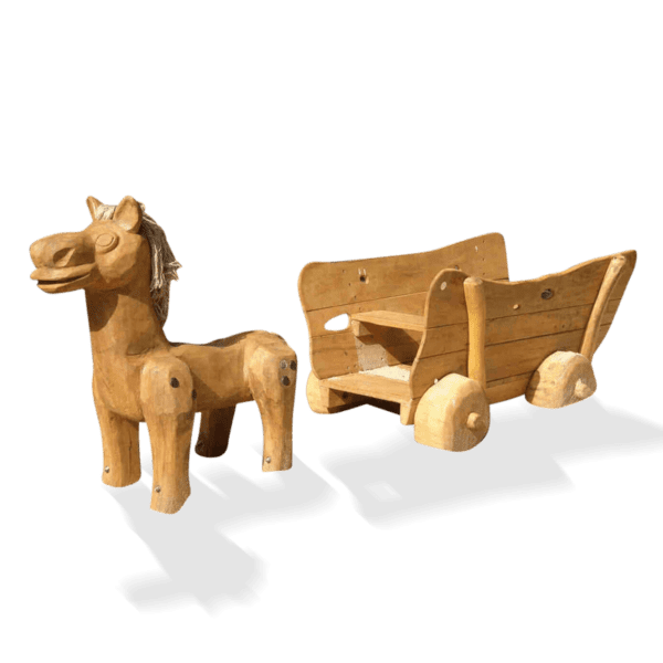 liten hest og vogn