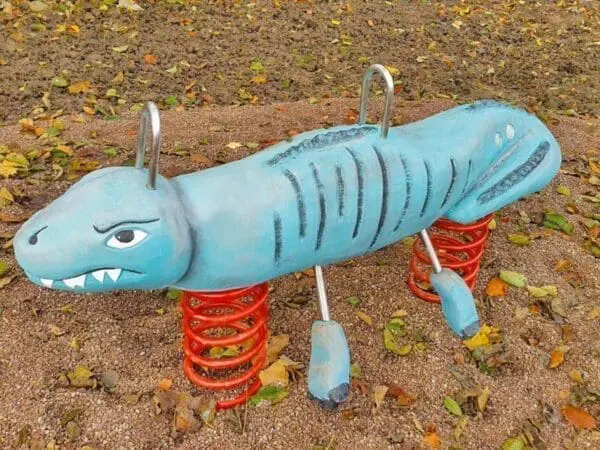 dinosauren med gyngedyr - Bilde 2