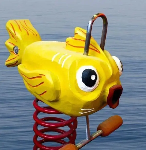 det gyngende dyret den sjalu fisken - Bilde 2