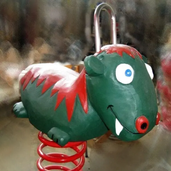 gyngedyret baby drage rudi - Bilde 3