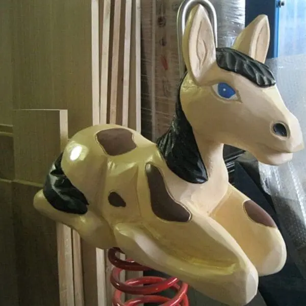 gyngedyret hest mustang - Bilde 3