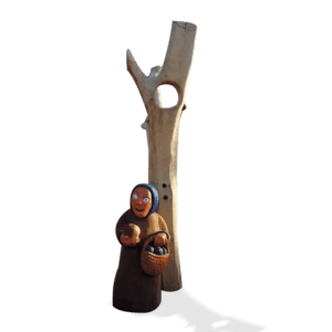 Klatring i tre med skulptur (n 39)