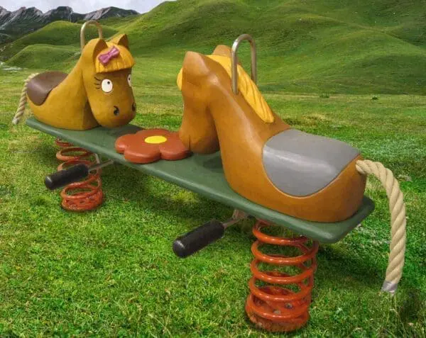 dobbel rocker de heldige hestene - Bilde 2