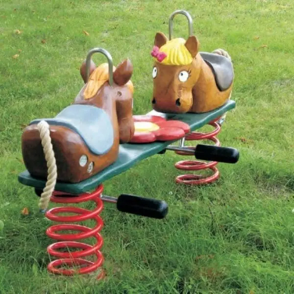 dobbel rocker de heldige hestene - Bilde 3