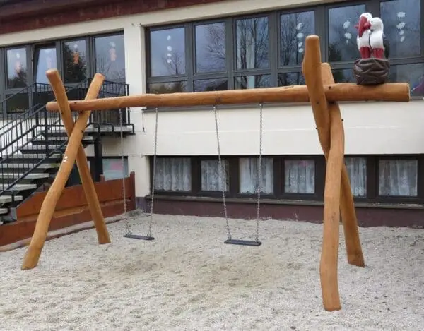 storkereden med dobbel sving - 2 flate seter - h 2,0m - Bilde 2
