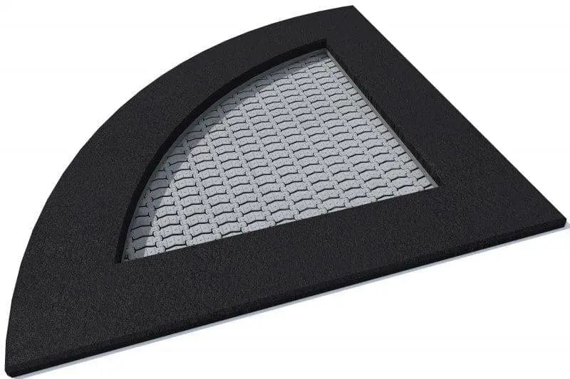 Trekantet trampoline 150