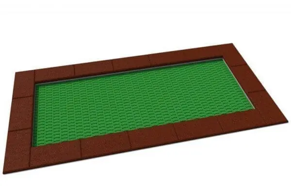 Rektangulær trampoline 150 x 300
