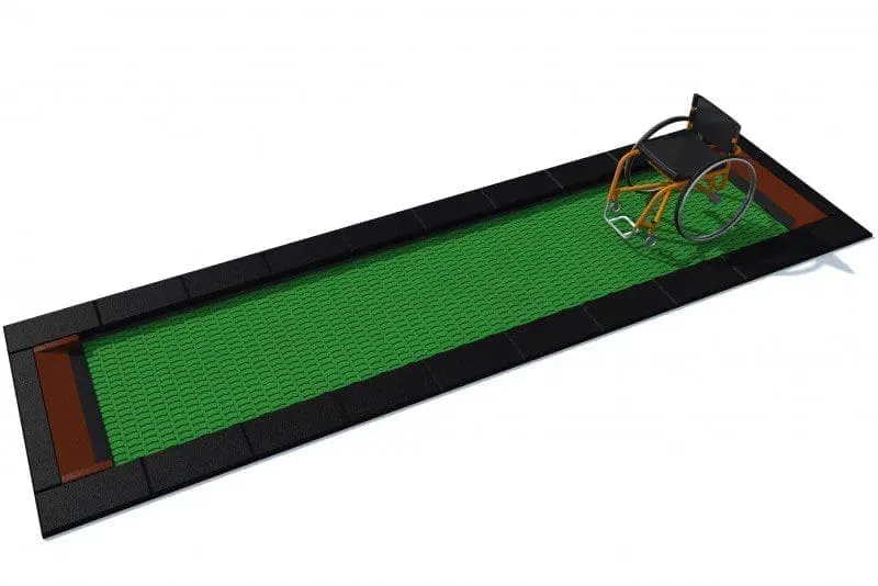 Ekstra stor rektangulær trampoline 150 x 500
