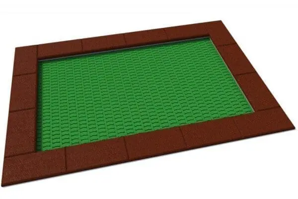 Rektangulær trampoline 175 x 250