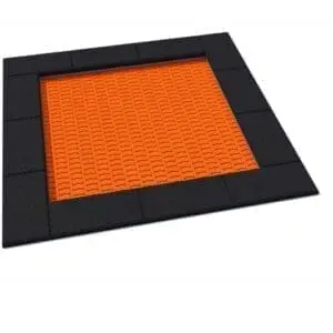 Firkantet trampoline 175 x 175