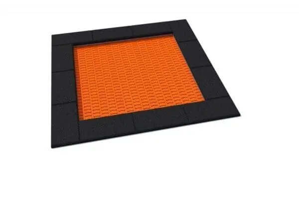 Firkantet trampoline 175 x 175