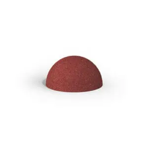 Halv gummiball rød Ø40cm