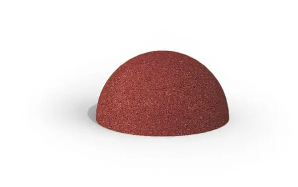 Halv gummiball rød Ø50 cm