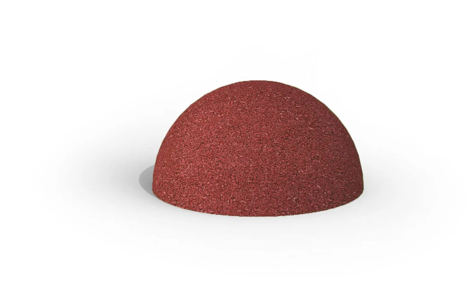 Halv gummiball rød Ø50 cm