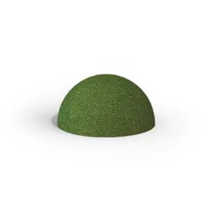 Halv gummiball Grønn Ø50cm