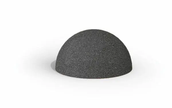 Halv gummiball grå Ø50 cm