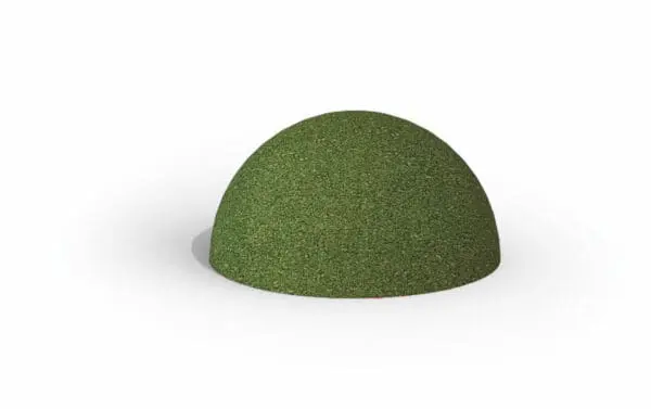 Halv gummiball grønn Ø75 cm