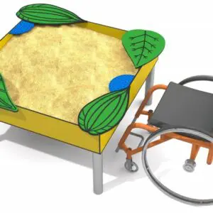 Sandkasse SOMERO 2 for rullestolbrukere