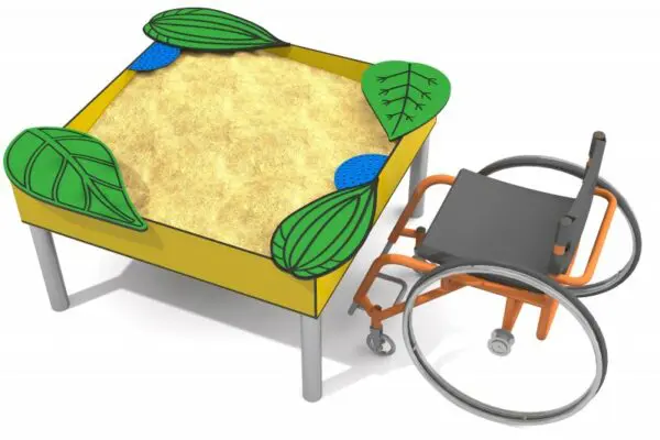 Sandkasse SOMERO 2 for rullestolbrukere