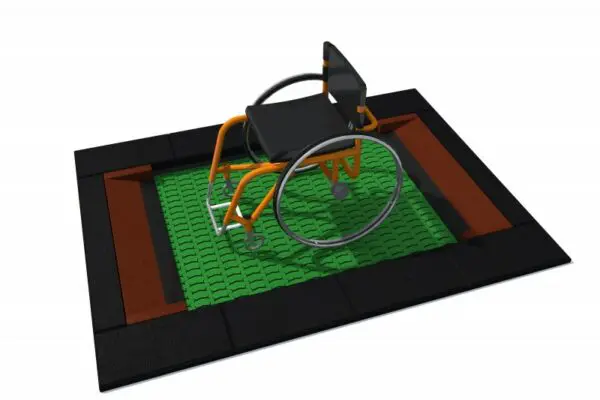 Trampoline ORTA-I 150 x 200 for rullestolbrukere