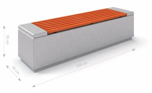 DECO betongbenk 2 - Bilde 3