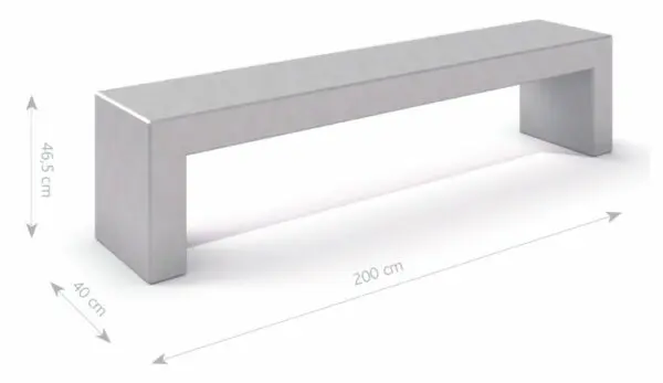 DECO betongbenk 8 - Bilde 2