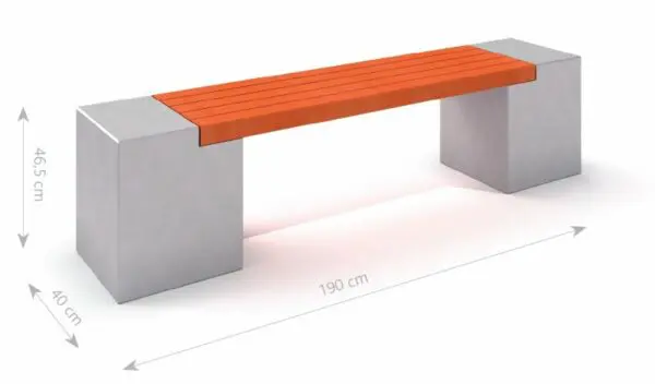 DECO betongbenk 11 - Bilde 3