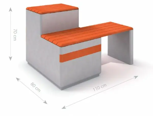 DECO betongbenk 13 - Bilde 3