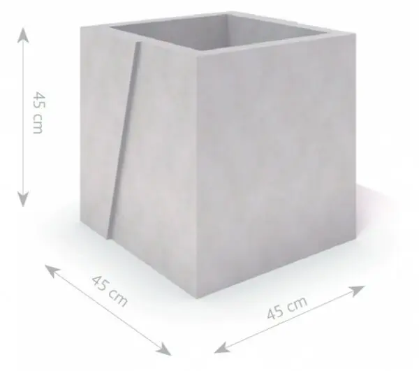 DECO hvit betongboks 01 - Bilde 2