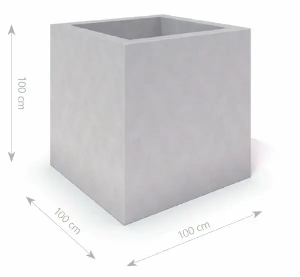 DECO hvit betongkasse 05 - Bilde 2